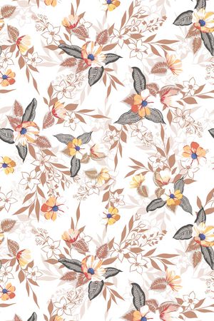 绿植树叶印花华亿平台图片