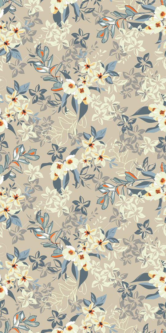 绿植树叶印花华亿平台图片