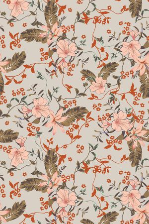 绿植树叶印花华亿平台图片