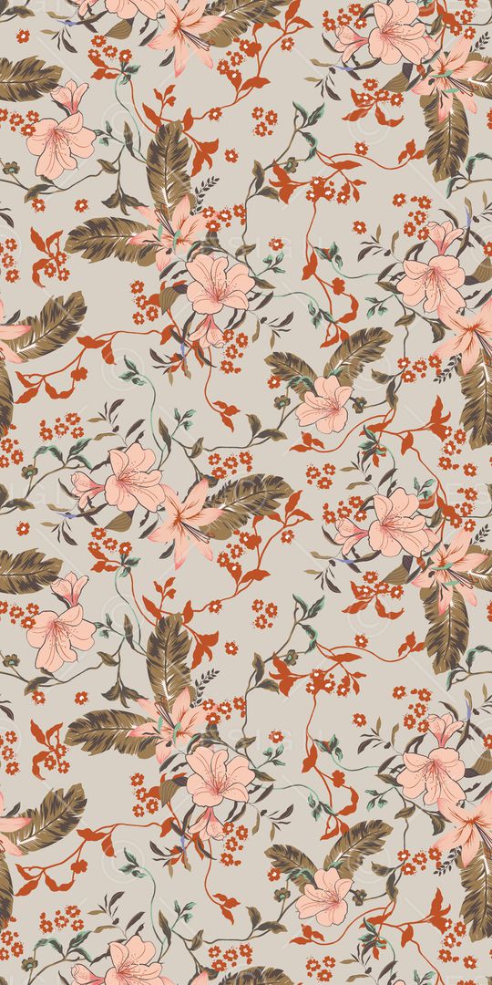 绿植树叶印花华亿平台图片