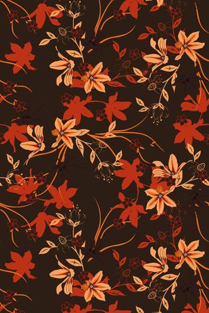 绿植树叶印花华亿平台图片