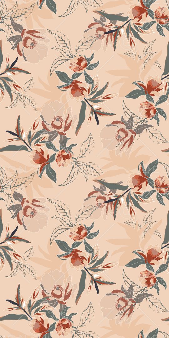 绿植树叶印花华亿平台图片