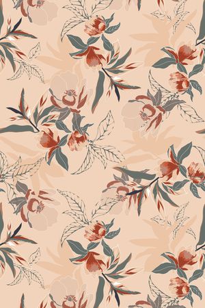 绿植树叶印花华亿平台图片