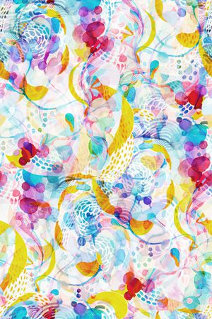 真丝印花华亿平台图片