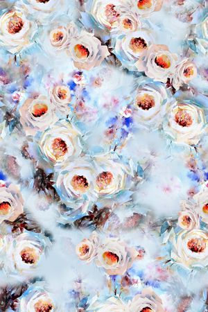 真丝印花华亿平台图片