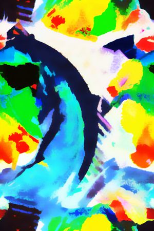 抽象印花华亿平台图片