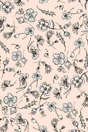 小碎花印花华亿平台图片