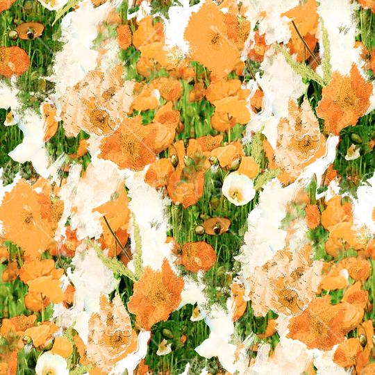 虞美人印花华亿平台图片