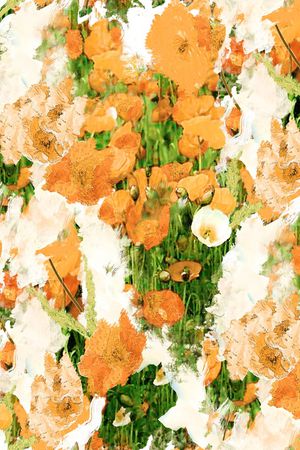 虞美人印花华亿平台图片