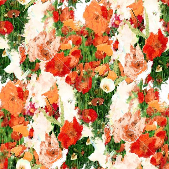 虞美人印花华亿平台图片