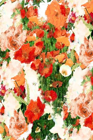 虞美人印花华亿平台图片