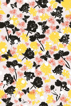 手绘印花华亿平台图片