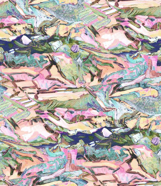 抽象印花华亿平台图片