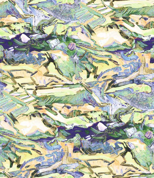 抽象印花华亿平台图片