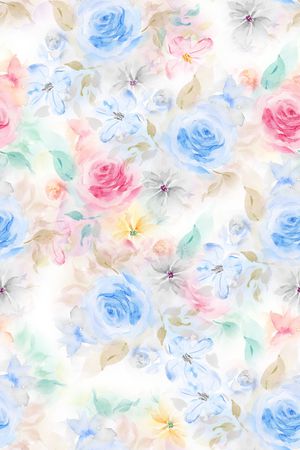 真丝印花华亿平台图片