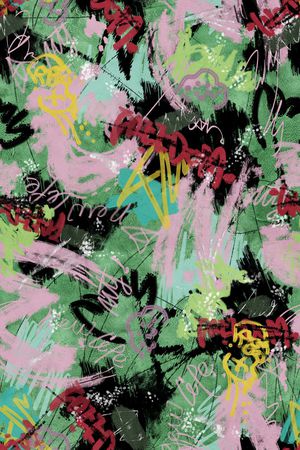 手绘印花华亿平台图片