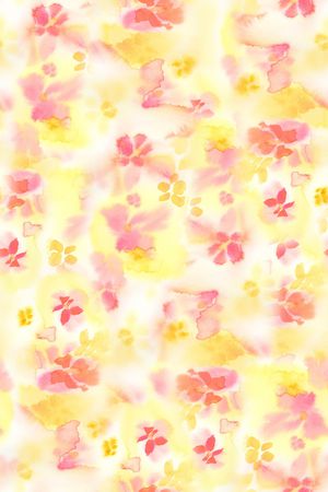 抽象花卉印花华亿平台图片