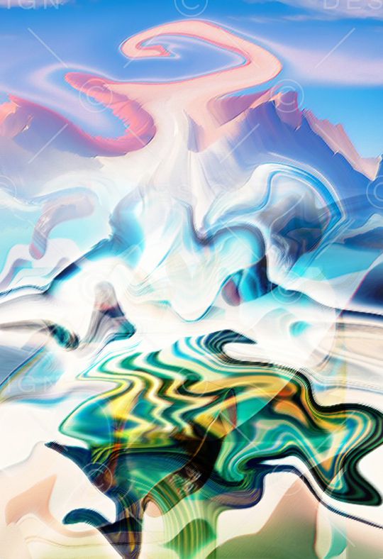 抽象印花华亿平台图片