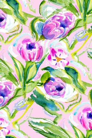 郁金香印花华亿平台图片