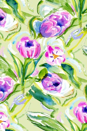 郁金香印花华亿平台图片