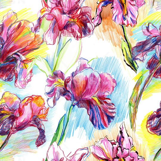 郁金香印花华亿平台图片