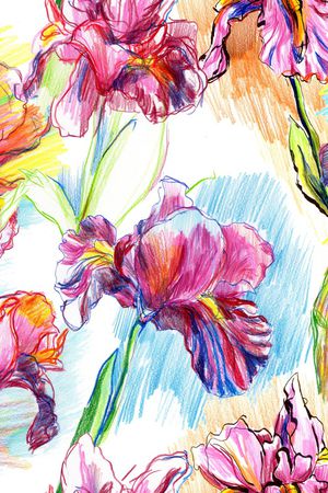 郁金香印花华亿平台图片