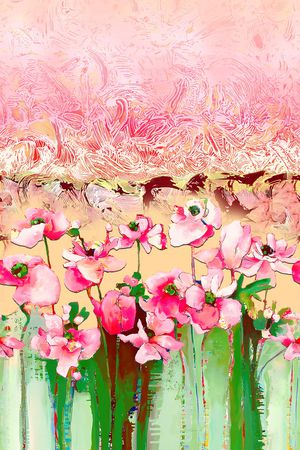 真丝印花华亿平台图片