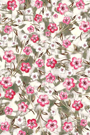 真丝印花华亿平台图片