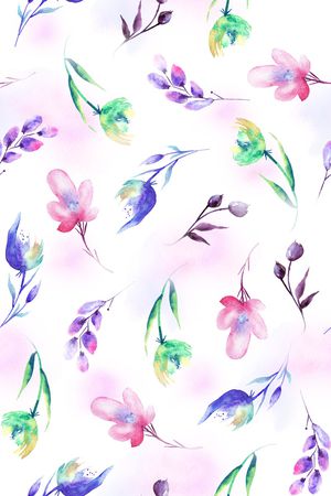 手绘印花华亿平台图片