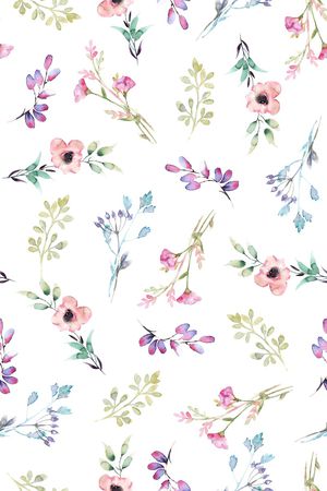 清爽底花卉印花华亿平台图片