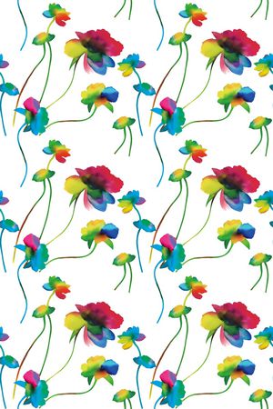 手绘印花华亿平台图片