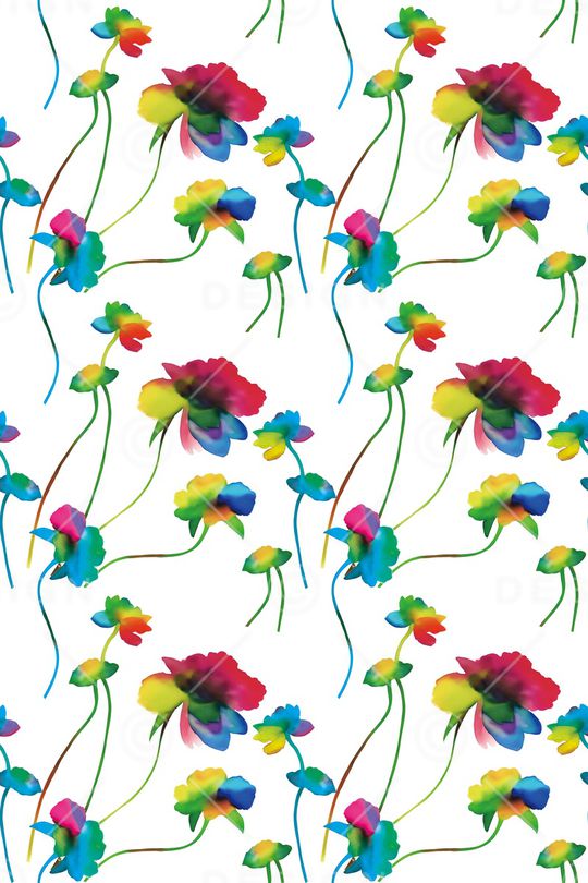 手绘印花华亿平台图片