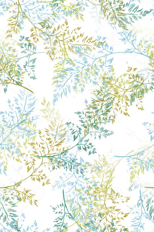 绿植树叶印花华亿平台图片