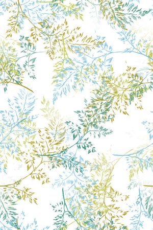 绿植树叶印花华亿平台图片