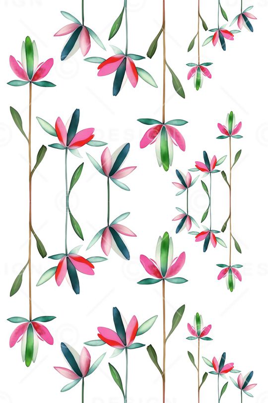 手绘印花华亿平台图片