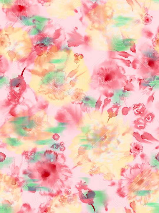 水彩印花华亿平台图片