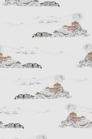 中国风印花华亿平台图片