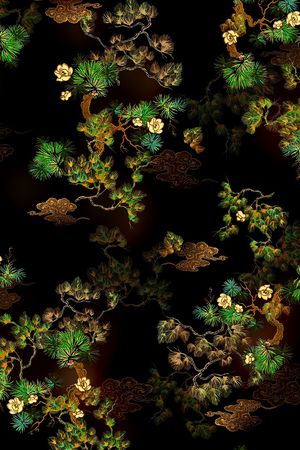 香云纱印花华亿平台图片