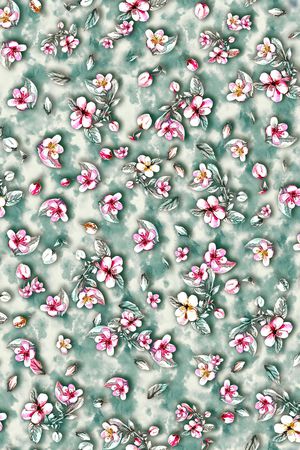 真丝印花华亿平台图片