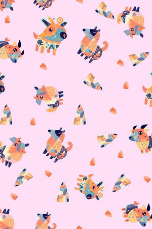 抽象印花华亿平台图片