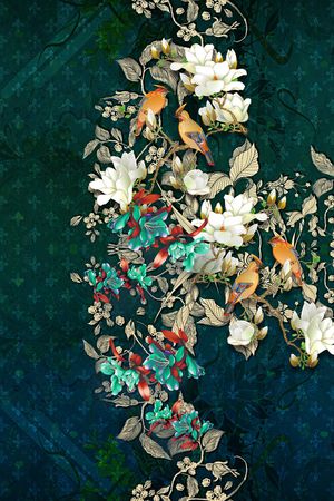 香云纱印花华亿平台图片