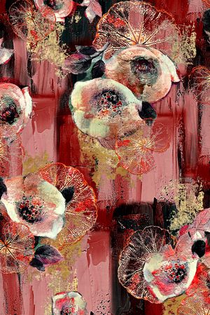 抽象印花华亿平台图片