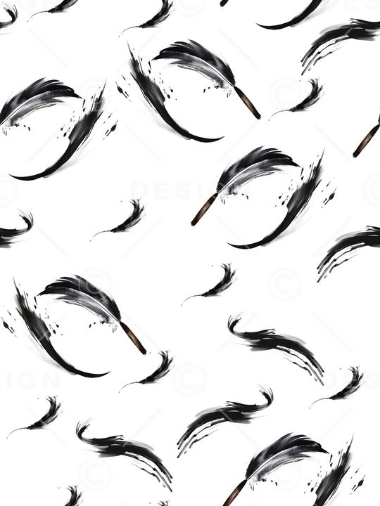 笔触印花华亿平台图片