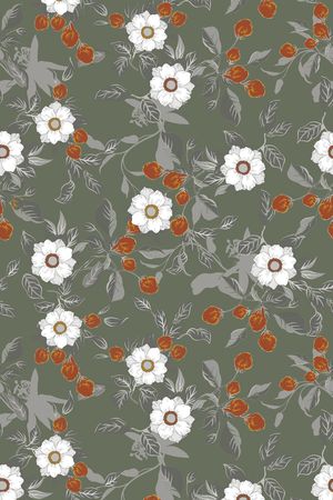 绿植树叶印花华亿平台图片