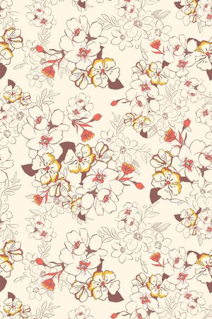 绿植树叶印花华亿平台图片