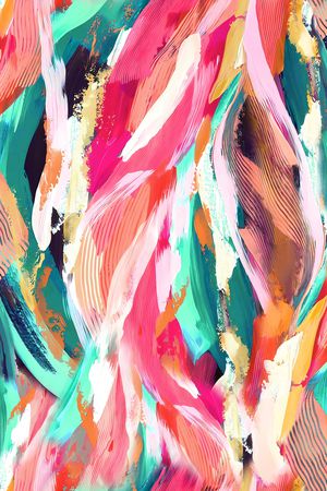 抽象印花华亿平台图片