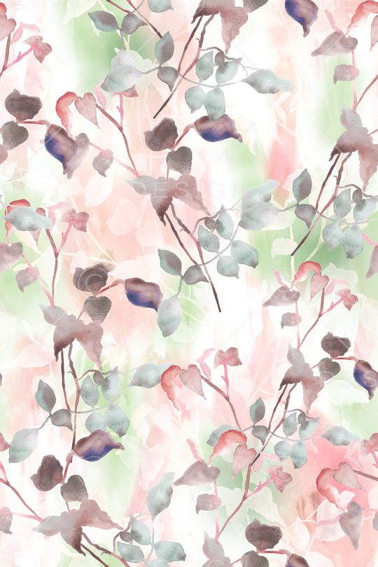 水彩印花华亿平台图片