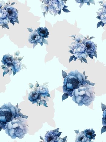 牡丹印花华亿平台图片