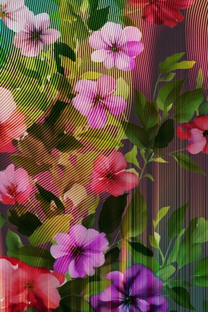 真丝印花华亿平台图片