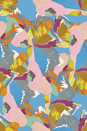 复古印花华亿平台图片